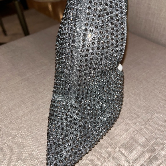 COPY - Steve Madden pewter sparkle mules. - Picture 3 of 3